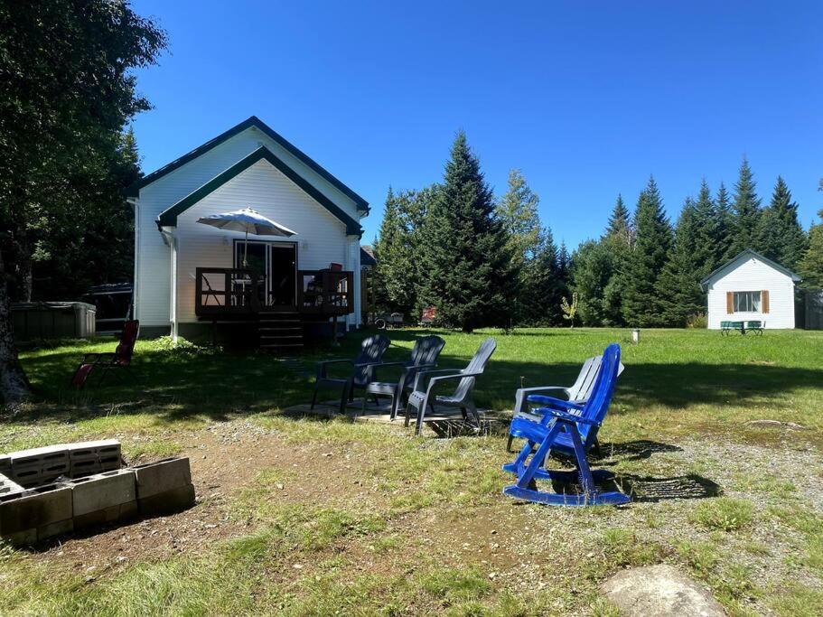 Le Jazz- Chalet Rustique/Chic Avec Spa Notre-Dame-Des-Bois Exteriér fotografie