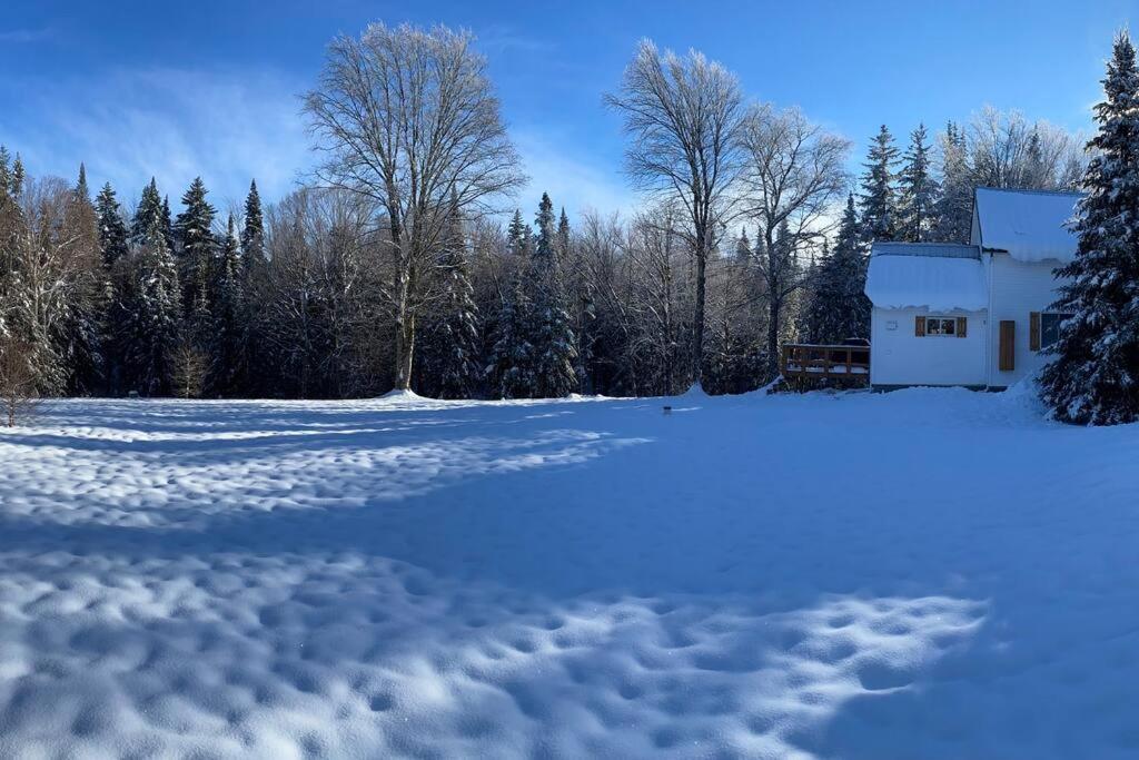 Le Jazz- Chalet Rustique/Chic Avec Spa Notre-Dame-Des-Bois Exteriér fotografie