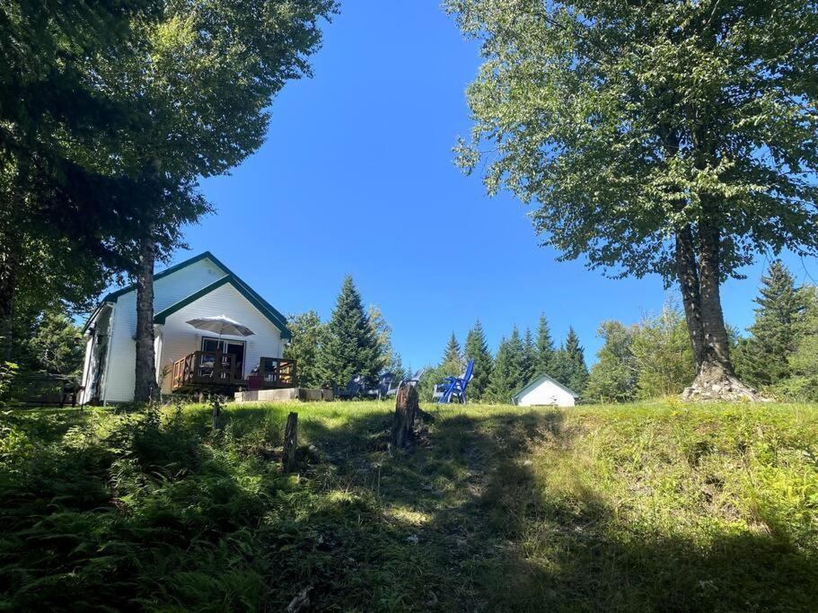 Le Jazz- Chalet Rustique/Chic Avec Spa Notre-Dame-Des-Bois Exteriér fotografie