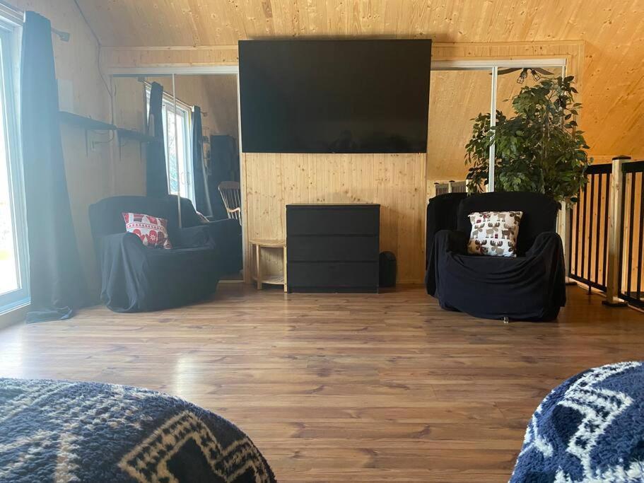Le Jazz- Chalet Rustique/Chic Avec Spa Notre-Dame-Des-Bois Exteriér fotografie