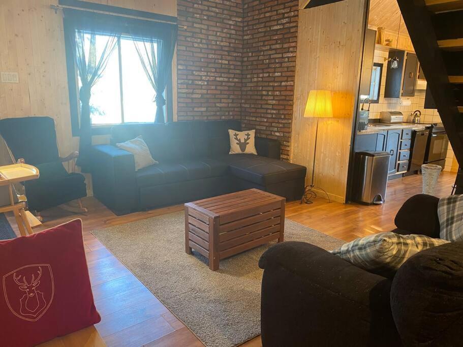 Le Jazz- Chalet Rustique/Chic Avec Spa Notre-Dame-Des-Bois Exteriér fotografie