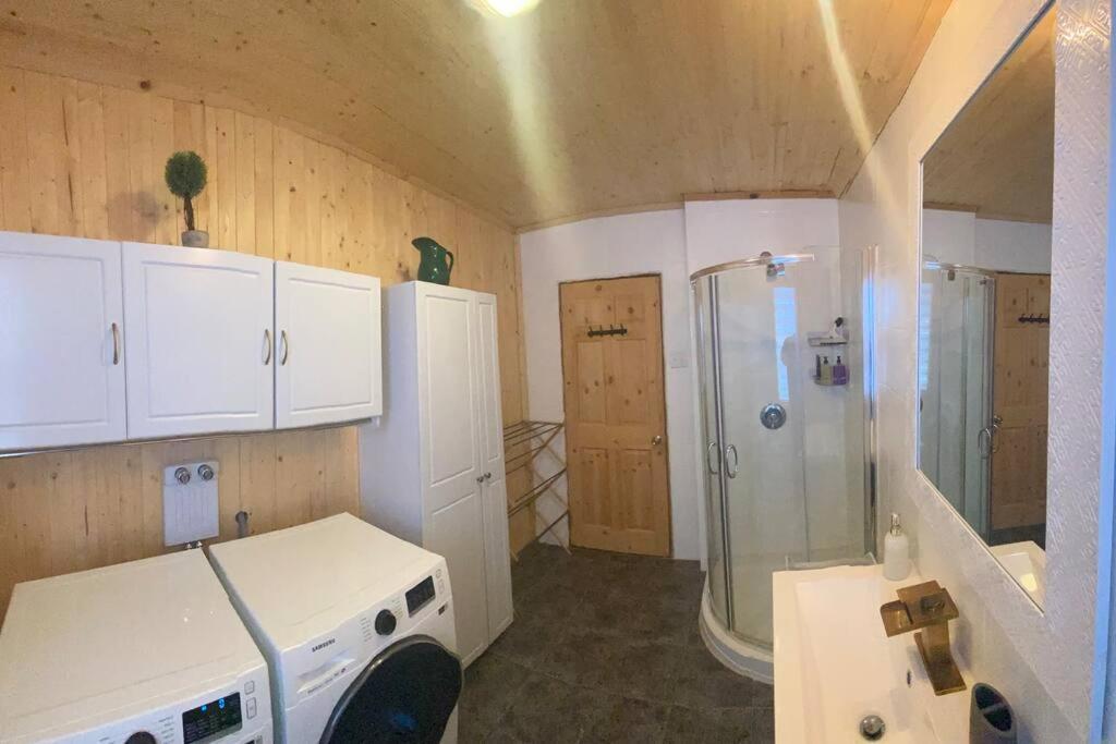 Le Jazz- Chalet Rustique/Chic Avec Spa Notre-Dame-Des-Bois Exteriér fotografie